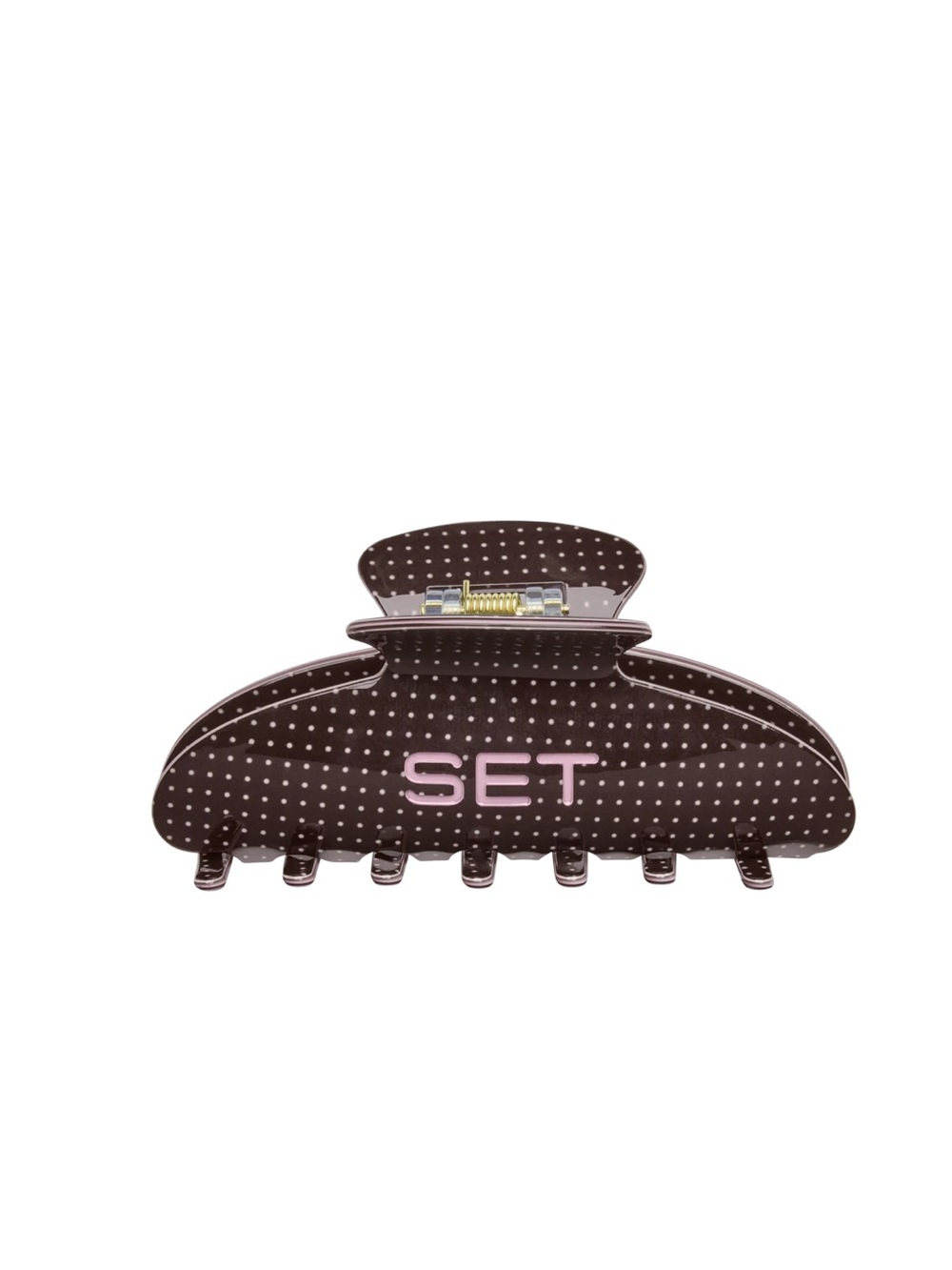 Set Active Polka Dot Hair Claw Clip in Swirl